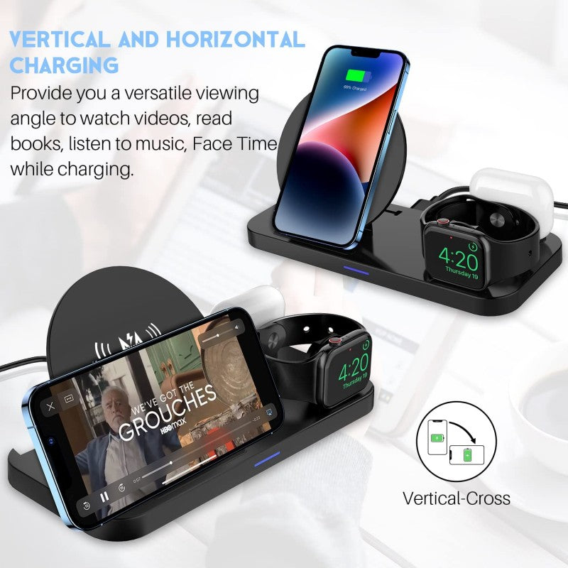 PBuddy 3 In 1 Qi-Certified Fast Wireless Charging Station PBuddy 3 In 1 Qi-Certified Fast Wireless Charging Station